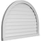 Ekena Millwork Round Top Surface Mount PVC Gable Vent: Functional, w/ 2"W x 2"P Brickmould Sill Frame, 40"W x 28"H GVPRT40X2803SF - alternate 2
